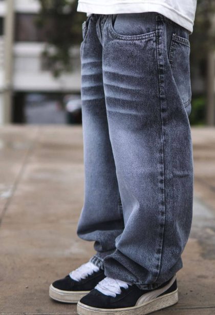 Pantalón Baggy Jean Silver Kids