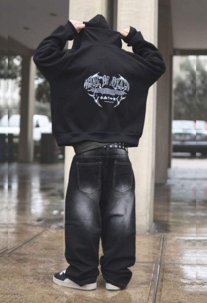 Pack Kids: Polera Ng + Baggy jean acid wash