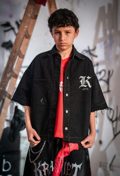 PACK: Camisa boxy jean +  Polo malla 20 al 1