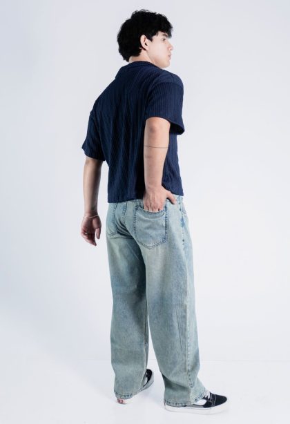 Pack: Camisa Boxy + Pantalón baggy jean Vintage