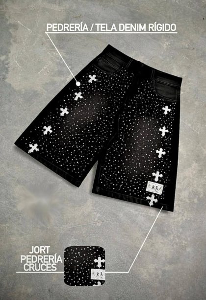 Jort Negro Cruz Brillos